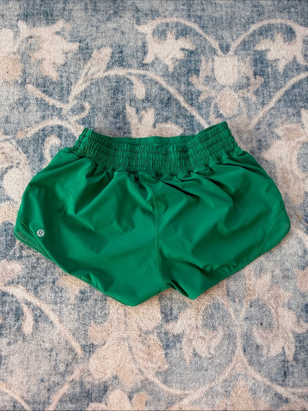 lululemon athletica Teal Layered Running Shorts